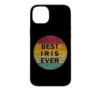 Personalized Name Iris I love Iris Retro vintage Style Case for iPhone 14 Plus