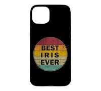 Personalized Name Iris I love Iris Retro vintage Style Case for iPhone 15 Plus