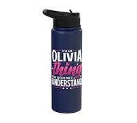 Personalized Name, It's A Olivia Thing Stainless Steel Insulated Water Bottle