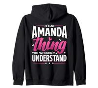 Personalized Name, It's An Amanda Thing Zip Hoodie
