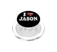 Personalized Name Jason I love Jason vintage PopSockets PopGrip for MagSafe