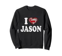 Personalized Name Jason I love Jason vintage Sweatshirt