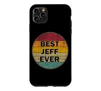 Personalized Name Jeff I love Jeff Retro vintage Style Case for iPhone 11 Pro Max