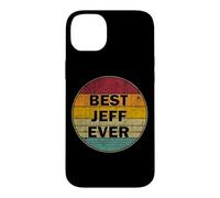 Personalized Name Jeff I love Jeff Retro vintage Style Case for iPhone 14 Plus