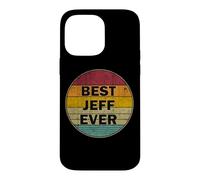 Personalized Name Jeff I love Jeff Retro vintage Style Case for iPhone 14 Pro Max