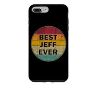 Personalized Name Jeff I love Jeff Retro vintage Style Case for iPhone 7 Plus/8 Plus