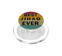Personalized Name Jihad I love Jihad Retro vintage Style PopSockets PopGrip for MagSafe