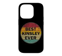 Personalized Name Kinsley I love Kinsley Retro vintage Style Case for iPhone 14 Pro