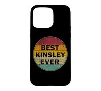 Personalized Name Kinsley I love Kinsley Retro vintage Style Case for iPhone 15 Pro Max