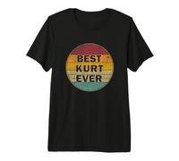 Personalized Name Kurt I Love Kurt Retro Vintage Style Premium T-Shirt