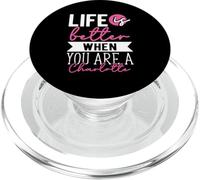 Personalized Name, Life Is Better When You Are A Charlotte PopSockets PopGrip for MagSafe