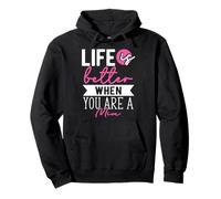 Personalized Name, Life Is Better When You Are A Mia Pullover Hoodie