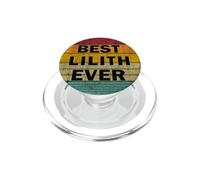 Personalized Name Lilith I love Lilith Retro vintage Style PopSockets PopGrip for MagSafe
