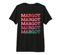 Personalized Name Margot I Love Margot Vintage Premium T-Shirt