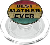 Personalized Name Mather I love Mather Retro vintage Style PopSockets PopGrip for MagSafe