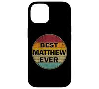 Personalized Name Matthew I love Matthew Retro vintage Style Case for iPhone 14