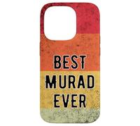 Personalized Name Murad I love Murad Retro vintage Style Case for iPhone 14 Pro