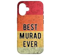 Personalized Name Murad I love Murad Retro vintage Style Case for iPhone 16