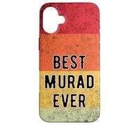 Personalized Name Murad I love Murad Retro vintage Style Case for iPhone 16 Plus