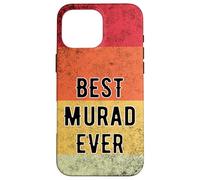 Personalized Name Murad I love Murad Retro vintage Style Case for iPhone 16 Pro Max