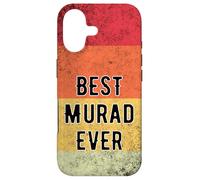 Personalized Name Murad I love Murad Retro vintage Style Case for iPhone 17