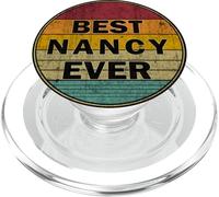 Personalized Name Nancy I love Nancy Retro vintage Style PopSockets PopGrip for MagSafe