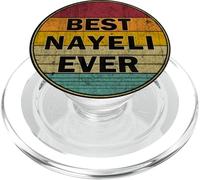Personalized Name Nayeli I love Nayeli Retro vintage Style PopSockets PopGrip for MagSafe