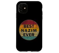 Personalized Name Nazim I love Nazim Retro vintage Style Case for iPhone 11