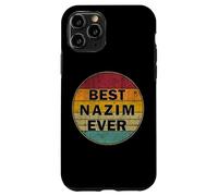 Personalized Name Nazim I love Nazim Retro vintage Style Case for iPhone 11 Pro