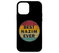 Personalized Name Nazim I love Nazim Retro vintage Style Case for iPhone 12 mini