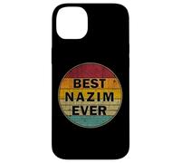 Personalized Name Nazim I love Nazim Retro vintage Style Case for iPhone 14 Plus