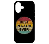 Personalized Name Nazim I love Nazim Retro vintage Style Case for iPhone 17