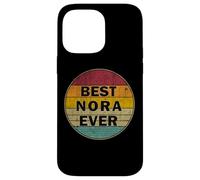 Personalized Name Nora I love Nora Retro vintage Style Case for iPhone 14 Pro Max