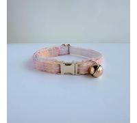 Personalized Name Ombre Soft Knitted Cat Collar Breakaway Safety Adjustable Kitten Collar with Bell Lightweight Stylish