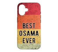 Personalized Name Osama I love Osama Retro vintage Style Case for iPhone 16