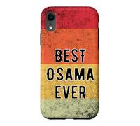 Personalized Name Osama I love Osama Retro vintage Style Case for iPhone XR