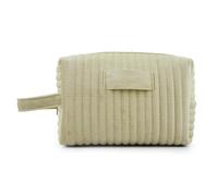 Personalized Name Plush Velvet Small Makeup Bag for Purse， Custom Cosmetic Pouch for Women, Customized Travel Toiletry Bag Gifts for Bridesmaid Wedding(Off White)