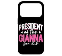 Personalized Name, President Of The Gianna Fan Club Case for iPhone 17 Pro