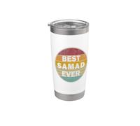 Personalized Name Samad I Love Samad Retro Vintage Style Stainless Steel Insulated Tumbler