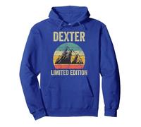 Personalized Name Shirt Dexter Vintage Limited Edition Pullover Hoodie, Adult Unisex, Royal Blue, XX-Large