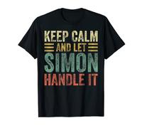 Personalized Name Shirt Keep Calm And Let Simon Handle it T-Shirt