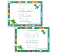 Personalized Name Tracing Worksheet for Toddlers | Custom A4 Writing Mat for Kids | Reusable, Laminated & Waterproof