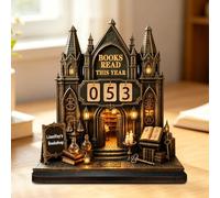 Personalized Name Vintage Bookshop Reading Tracker Sign for Home Library