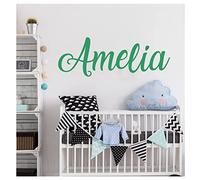 Personalized Name Vinyl Decal Wall Sticker Car/Door Window Custom Name Boys Girls Bedroom Decal Custom Personalized Name Vinyl Wall Decal/Sticker(1PCS) (18x6cm)