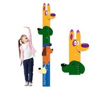 Personalized Name Wooden Growth Chart for Kids - Big Ear Dog Wall Growth Chart, Custom Height Ruler for Nursery, Bedroom, Playroom Decor, Birthday Gift for Boys and Girls