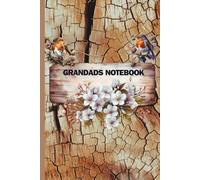 Personalized notebook grandad: wood themed writing pad for our loved grandparent