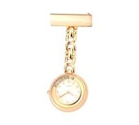 Personalized Nurse Watch Nurse Pocket Watches with Name, Waterproof Fashion Compact Portable Nurse Quartz Pocket Watch Perfect for Christmas, Mother's Day, Birthday (Gold)