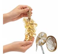 Personalized Original Handmade Crystal Grape Soap Gentle Cleansing Soap, Decorative & Aromatic Soaps on a Rope, Gentle, natural and non-irritating (Yellow)