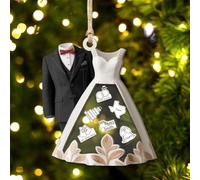 Personalized Our First Christmas As Mr & Mrs Ornament 2025 Custom First Christmas Married Acrylic Ornament Just Married Gifts Bridal Shower Gift Newlywed Keepsake Gift