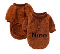 Personalized Pet Hoodies Sweatshirt - Custom Dogs Casual Shirts Dog Cat Warm Hooded Shirts With Pet Name